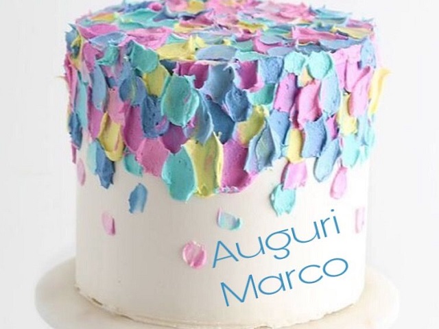 tanti auguri Marco torta