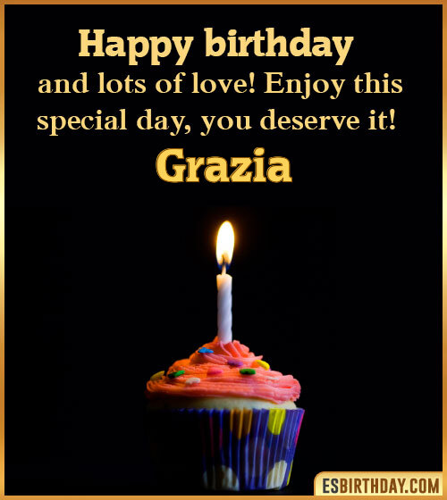 Buon Compleanno happy birthday Grazia