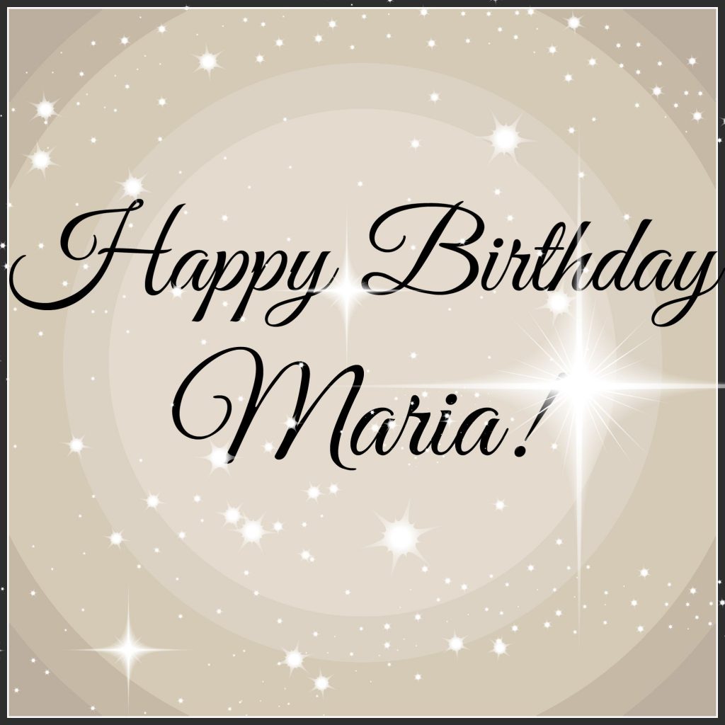cartoline Buon Compleanno happy birthday Maria