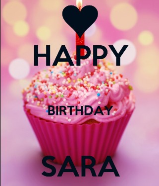 cartoline Buon Compleanno Sara dolci cupcake