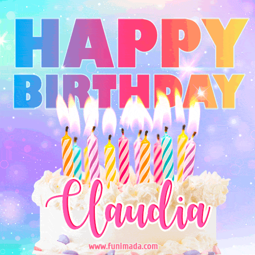 GIF Buon Compleanno Claudia