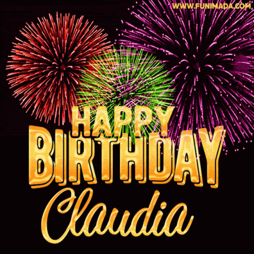 GIF Buon Compleanno Claudia