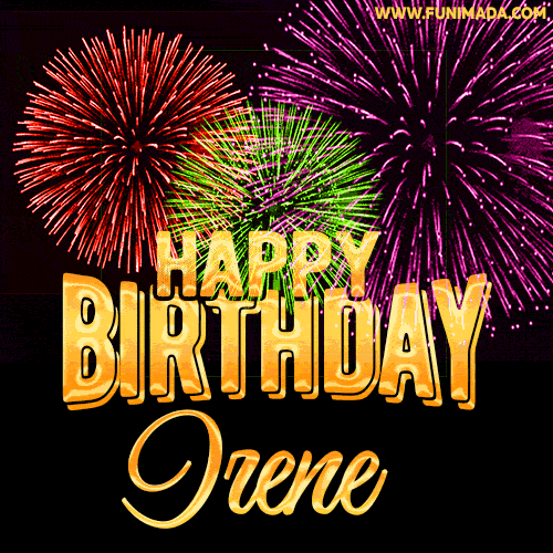GIF Buon Compleanno Irene