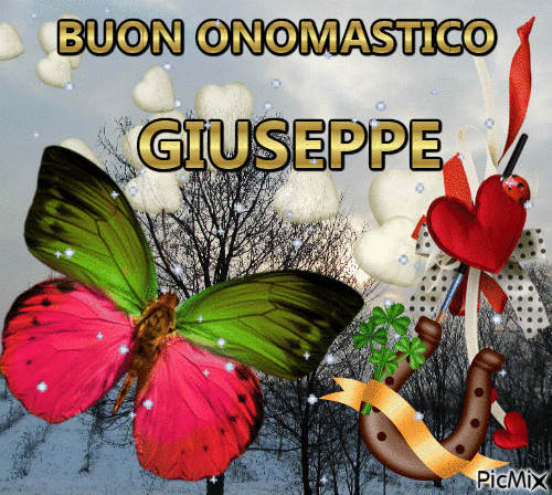 GIF Buon onomastico Giuseppe