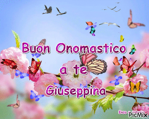 GIF Buon onomastico Giuseppina