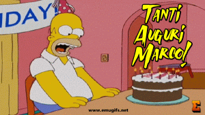 gif tanti auguri Marco