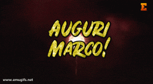 gif tanti auguri Marco