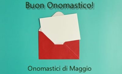 onomastici di maggio