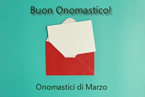 onomastici di marzo