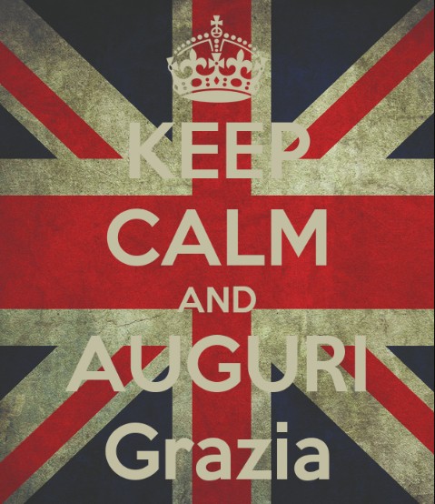tanti auguri Grazia keep calm