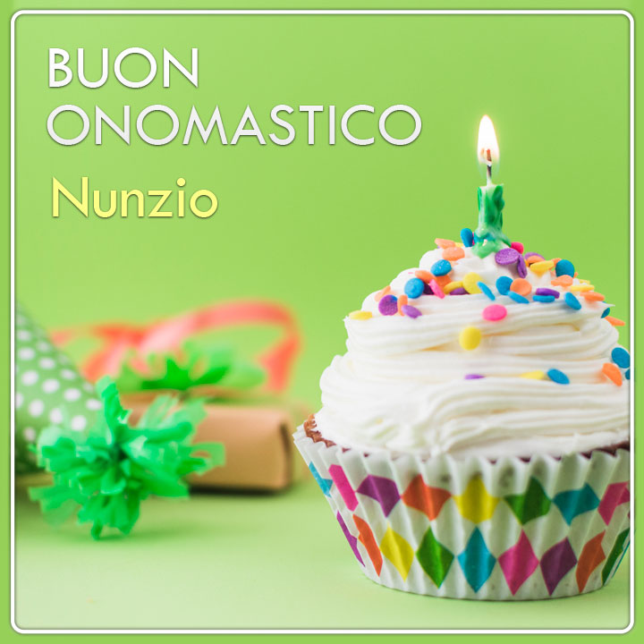 immagini buon onomastico torta Nunzio