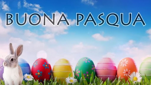 Tanti auguri di Buona Pasqua uova