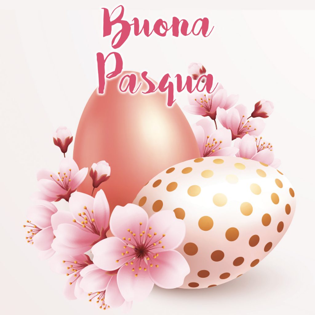 Tanti auguri di Buona Pasqua uova