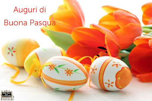 Tanti auguri di Buona Pasqua uova