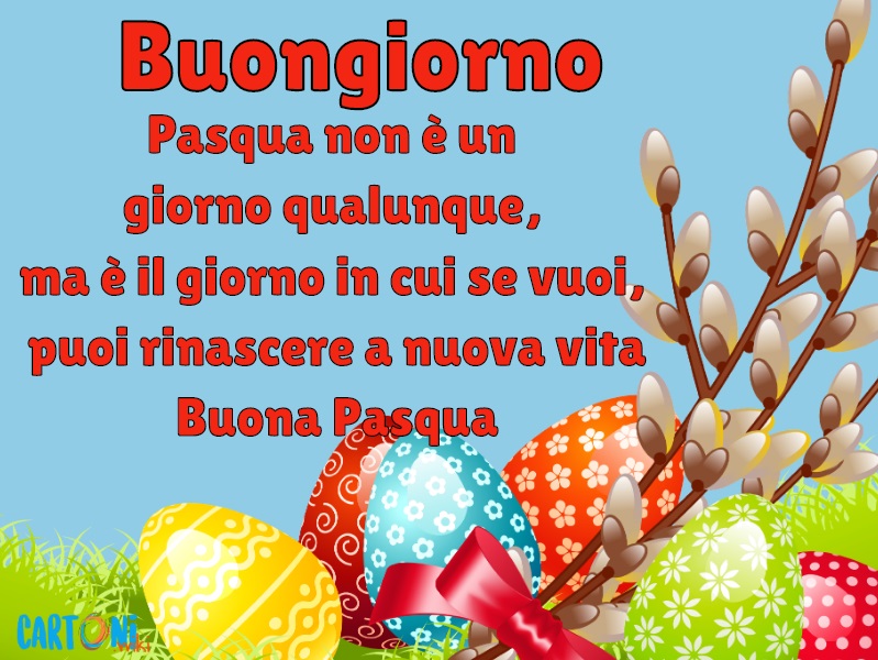 Tanti auguri di Buona Pasqua uova