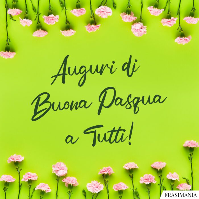 Tanti auguri di Buona Pasqua a tutti fiori