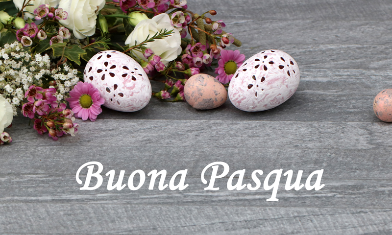 Tanti auguri di Buona Pasqua uova