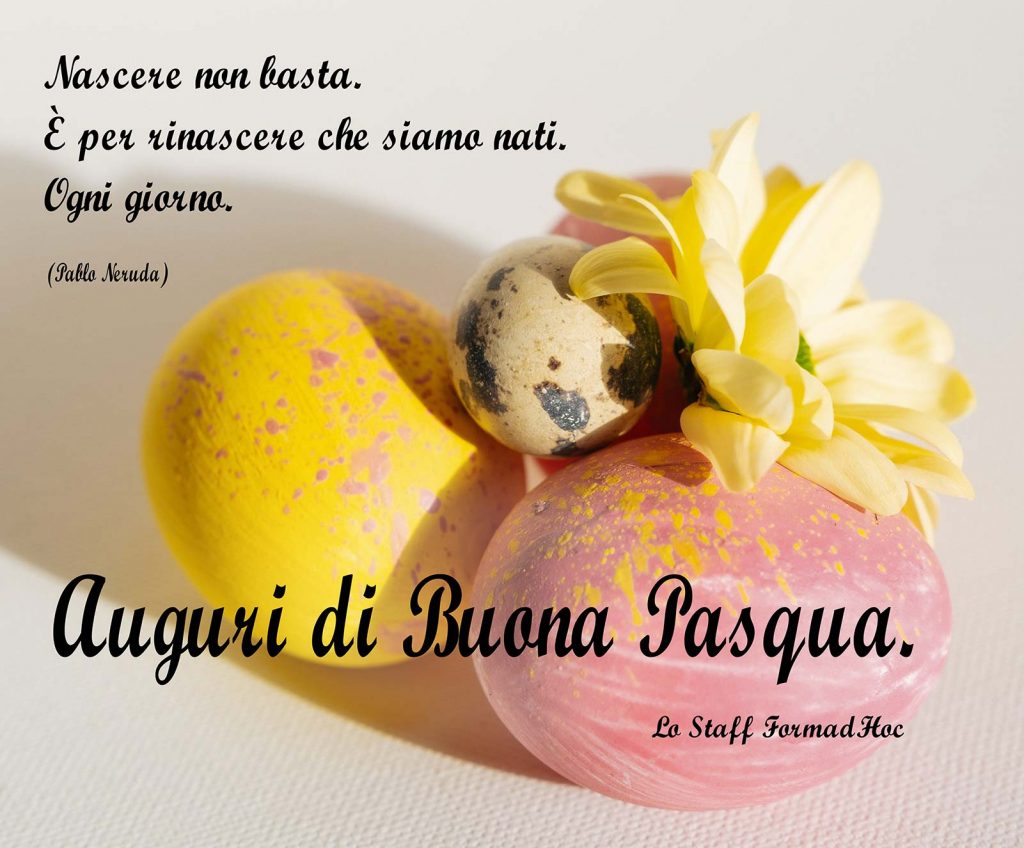 Tanti auguri di Buona Pasqua uova