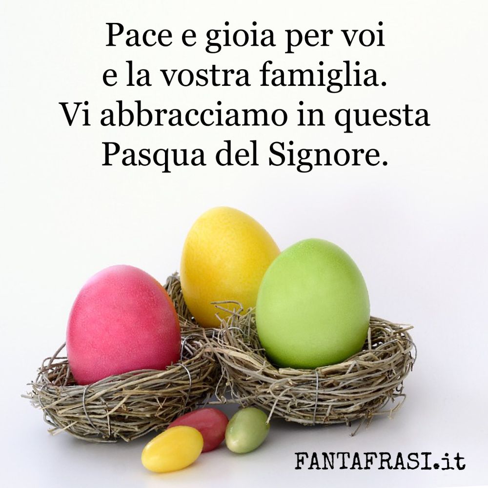 Tanti auguri di Buona Pasqua uova