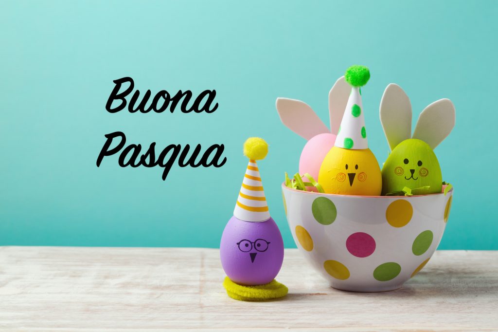 Tanti auguri di Buona Pasqua uova