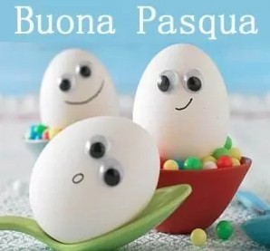 Tanti auguri di Buona Pasqua uova