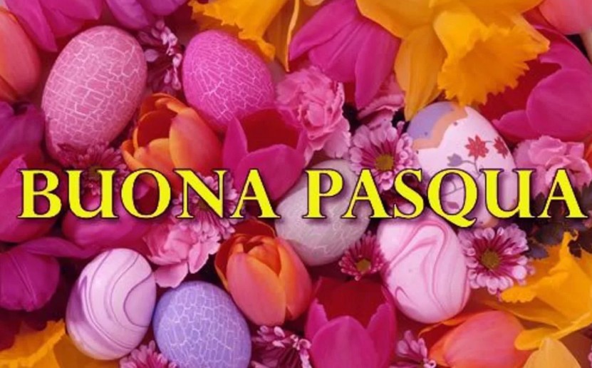 Tanti auguri di Buona Pasqua uova