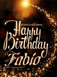 buon compleanno Fabio happy birthday keep calm stelle