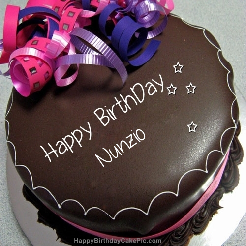 immagini buon compleanno happy birthday Nunzio torta cioccolato