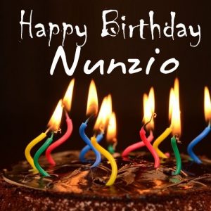 immagini buon compleanno happy birthday Nunzio torta candeline