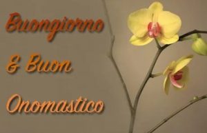 cartoline buon onomastico mamma fiori orchidea