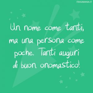tanti auguri di Buon Onomastico