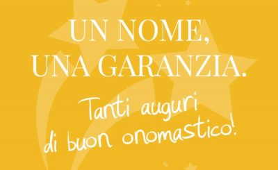 tanti auguri di Buon Onomastico