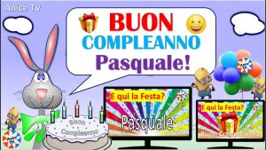 buon compleanno Pasquale regali candeline