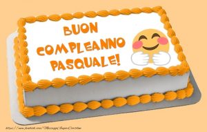 buon compleanno Pasquale torta smile