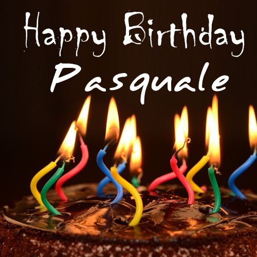 buon compleanno happy birthday Pasquale torta candeline