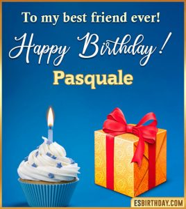 buon compleanno happy birthday Pasquale torta candeline regalo