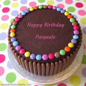 buon compleanno happy birthday Pasquale torta cioccolato