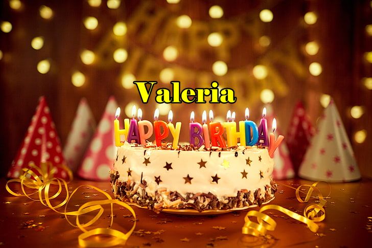 buon compleanno happy birthday Valeria torta candeline