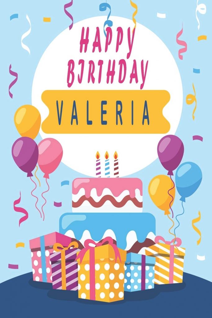 buon compleanno happy birthday Valeria torta palloncini