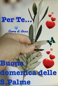 Buona Domenica delle Palme ulivo