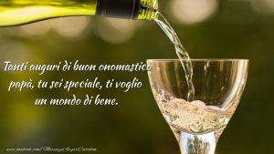 frasi e auguri di buon onomastico papà