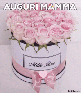 gif auguri mamma rose rosa