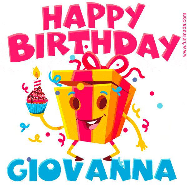 gif buon compleanno happy birthday Giovanna regalo