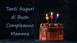 gif buon compleanno mamma torta candeline