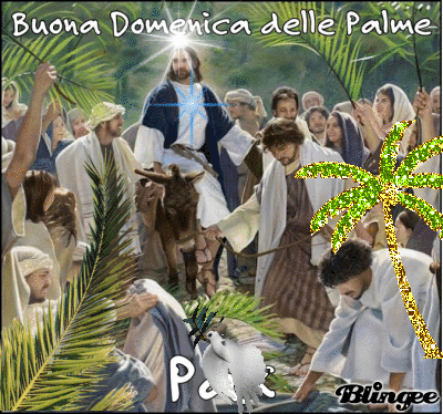 gif Buona Domenica delle Palme Gesù