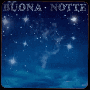 gif buonanotte con stelle