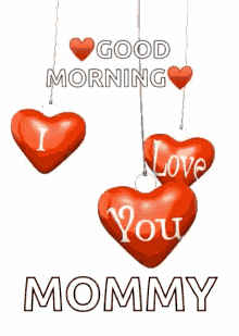 Immagini e cartoline Buongiorno mamma good morning mom cuori ti amo I love you