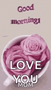 Immagini e cartoline Buongiorno mamma good morning mom fiori rose ti amo I love you