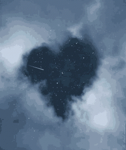 GIF cuore nuvole