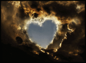 GIF cuore nuvole